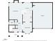 Layout of floor 1 featuring living room, kitchen, dining room, bath, and garage at 1499 Fireside Ln, Creedmoor, NC 27522