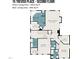 Second floor plan featuring bedrooms, bathrooms, and laundry room at 15 Treviso Pl, Durham, NC 27707