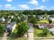 Aerial view of the home showing the surrounding neighborhood at 1728 E Honey Springs Ave, Fuquay Varina, NC 27526
