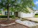 Inviting home exterior featuring a well-manicured lawn and lush landscaping at 1728 E Honey Springs Ave, Fuquay Varina, NC 27526