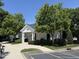 Attractive clubhouse with well-maintained landscaping and convenient parking at 216 Lewey Brook Dr, Cary, NC 27519