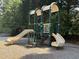 Fun community playground featuring slides and play equipment for children at 216 Lewey Brook Dr, Cary, NC 27519