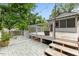 Backyard deck with multiple levels and stairs, perfect for outdoor living and entertaining at 2324 Stevens Rd, Raleigh, NC 27610