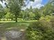 Expansive backyard with lush green lawn and mature trees, perfect for outdoor activities and relaxation at 2436 Nc 97, Zebulon, NC 27597
