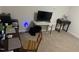 Bedroom with carpet flooring and filled with office equipment at 2436 Nc 97, Zebulon, NC 27597