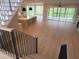 Open floor plan showcasing living room, kitchen and screened porch at 2577 Silas Peak Ln, Apex, NC 27523