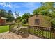 Back deck featuring chairs and table at 2704 Atlantic St, Durham, NC 27707