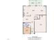 Detailed floor plan showcasing the layout of the first floor with measurements and room names at 3413 Fairstone Rd, Wake Forest, NC 27587