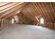 Spacious unfinished attic with natural light; ready for conversion into living space at 3417 Aspen Rd, Rocky Mount, NC 27804