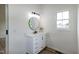 Bathroom vanity with modern fixtures, ample storage, and natural light at 3417 Aspen Rd, Rocky Mount, NC 27804