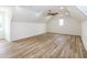 Bright bonus room with natural lighting, hardwood floors, and vaulted ceilings at 3417 Aspen Rd, Rocky Mount, NC 27804