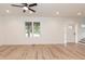 Bright living space showcasing hardwood floors, ample natural light, and modern finishes at 612 Dunbar St, Durham, NC 27701