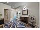 Bathroom featuring a vanity with dark wood cabinets, a sink, and a toilet at 741 Sinai Cir, Hillsborough, NC 27278