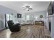 Comfortable living area with lots of natural light, fireplace, and decorative touches at 9300 Glendora Ct, Garner, NC 27529