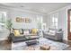 Comfortable living room showcasing stylish furniture and natural light at 941 W Club Blvd, Durham, NC 27701
