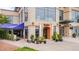 Professional building entrance with a stylish canopy and well-maintained landscaping, welcoming visitors at 102 Newell St, Chapel Hill, NC 27516