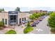 Commercial building exterior featuring a prominent entrance, ample parking, and pedestrian-friendly access at 102 Newell St, Chapel Hill, NC 27516