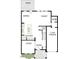 Layout showcasing a ground floor with a kitchen, dining area, Gathering room, study, and garage at 104 Restful Pt, Fuquay Varina, NC 27526