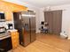 Kitchen featuring stainless appliances and wood cabinets at 1333 Beaufort Dr, Graham, NC 27253