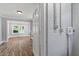 Open-concept home featuring luxury vinyl plank flooring and freshly painted walls at 134 Nelson St, Durham, NC 27707