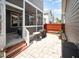 Outdoor patio area with a grill and seating area, perfect for entertaining at 1515 Millrock Trl, Wendell, NC 27591