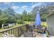 Spacious backyard view from the deck at 18 Hunter Fox Trl, Angier, NC 27501