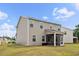 Spacious backyard featuring a screened-in porch, perfect for enjoying the outdoors, with room for activities at 209 White Farm Dr, Wendell, NC 27591