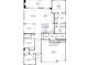 Spacious home floor plan with open kitchen, dining, great room, primary suite, three-car garage, and outdoor living space at 2125 Abbeyhill Dr # 88, Raleigh, NC 27610