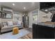 Cozy living room with sofa and mini split, creating a relaxing atmosphere at 2190 Keith Hills Rd, Lillington, NC 27546