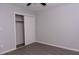 Bedroom featuring wood-look floors and a ceiling fan at 3030 Forrester St, Durham, NC 27704