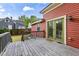 Back deck offering an outdoor space with access to the backyard at 304 Linden Ave, Raleigh, NC 27601