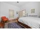 Spacious bedroom features white walls, wood floors, and natural light at 304 Linden Ave, Raleigh, NC 27601