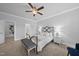 Bright bedroom has a bed centered between matching nightstands at 359 Ashton Ridge Ln, Cary, NC 27513