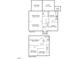 Detailed floor plan showcasing the layout of the first and second floors of the home at 3700 Summer Pl, Raleigh, NC 27604