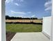 Beautiful view from the patio of the new house construction and grassy area at 377 Thompson Overlook Way, Smithfield, NC 27577
