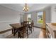 Dining room with natural light, and a view of the outdoors at 46 Blaze Ridge Dr, Smithfield, NC 27577