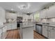 Modern kitchen with granite countertops, stainless steel appliances, and ample storage space at 46 Blaze Ridge Dr, Smithfield, NC 27577