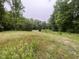 Photo of a grassy lot surrounded by green trees under a cloudy sky at 4628 Rogers Rd, Wake Forest, NC 27587