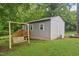 Cottage-style outbuilding with a charming swing, offering a cozy retreat with outdoor relaxation space at 5932 Johnson Pond Rd, Fuquay Varina, NC 27526