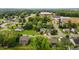 Residential neighborhood aerial view features tree-lined streets and homes with well-kept lawns at 635 Black Angus Dr, Haw River, NC 27258