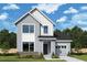 Charming two-story home with gray siding, white trim, and a well-manicured front yard at 78 Restful Point, Fuquay Varina, NC 27526