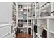 Well-organized pantry with custom shelves, perfect for storage at 8308 Society Pl, Raleigh, NC 27615