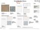 Selections for flooring, kitchen, paint, bathroom, and cabinet hardware at 92 Restful Pt, Fuquay Varina, NC 27526