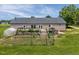 Beautiful backyard with a spacious deck, gardening area, greenhouse, and partial fence at 921 Sweet Raspberry Lane Ln, Lillington, NC 27546