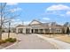 Spacious community clubhouse featuring covered entrance and well-maintained grounds at 1008 Sounding Ln, Durham, NC 27703