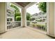 Back porch with a view of the neighborhood at 1301 Durlain Dr # 103, Raleigh, NC 27614