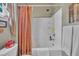 Comfortable bathroom with a shower-tub combo at 133 Marino Pl, Clayton, NC 27527