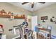 Versatile bedroom with wooden floors, natural light, and an adaptable open design at 133 Marino Pl, Clayton, NC 27527