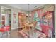 Warm and inviting dining room with wood table and unique Coca-cola themed decorations at 133 Marino Pl, Clayton, NC 27527