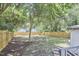 Large fenced backyard, ideal for outdoor activities and gatherings at 1408 Ida St, Durham, NC 27705
